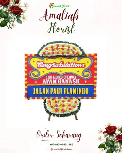 Bunga Papan Congratulation di Ngasem
